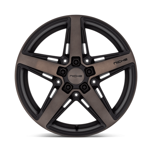 Niche M271 Teramo Matte Black With Double Dark Tint Face 1-Piece Wheels