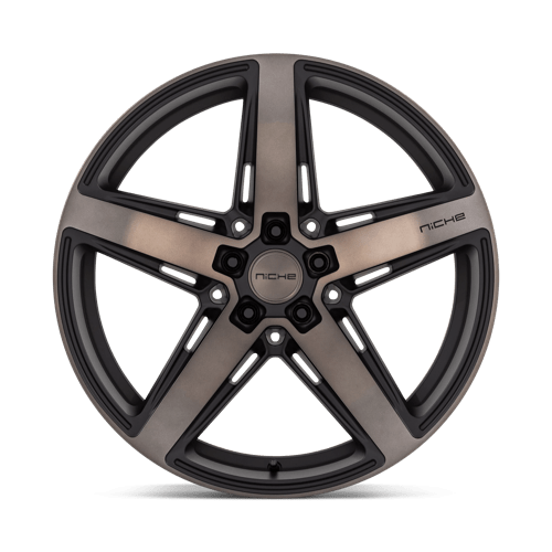 Niche M271 Teramo Matte Black With Double Dark Tint Face 1-Piece Wheels