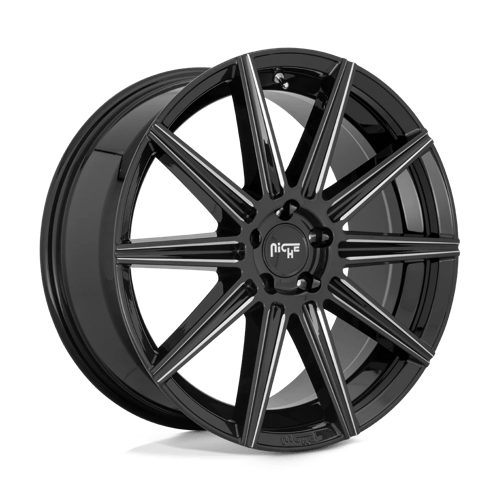 Niche M243 Tifosi Gloss Black Milled 1-Piece Wheels