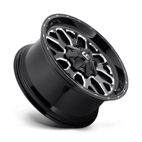 Fuel D588 Titan Gloss Black Milled 1-Piece Wheels