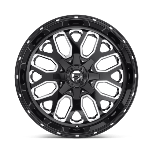 Fuel D588 Titan Gloss Black Milled 1-Piece Wheels