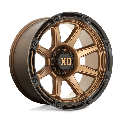 KMC XD863 Matte Bronze With Black Lip Wheels