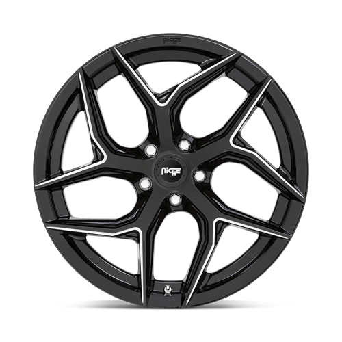 Niche M266 Torsion Gloss Black Milled 1-Piece Wheels