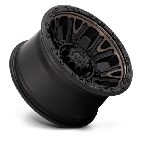 Fuel D824 Traction Matte Black With Double Dark Tint 1-Piece Wheels