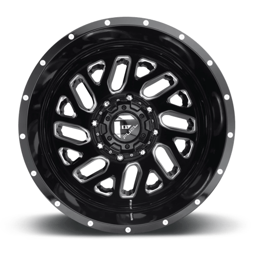 Fuel D581 Triton Gloss Black Milled 1-Piece Wheels