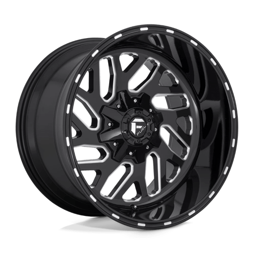 Fuel D581 Triton Gloss Black Milled 1-Piece Wheels