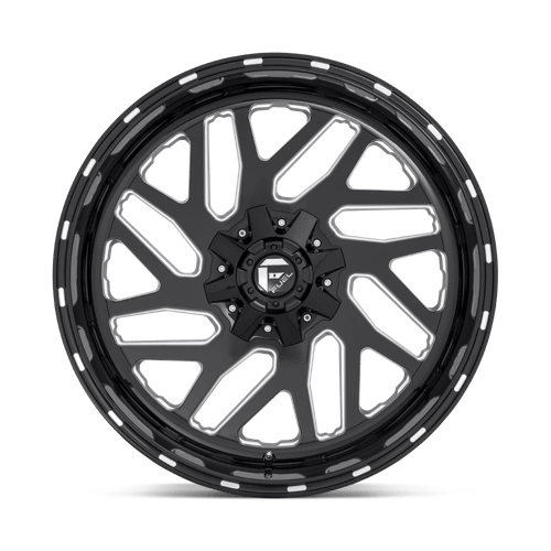 Fuel D581 Triton Gloss Black Milled 1-Piece Wheels