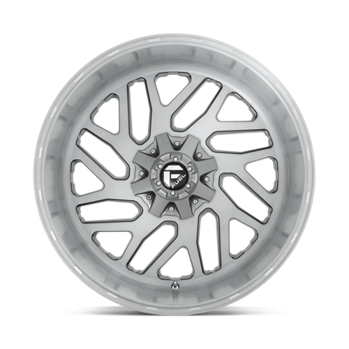 Fuel D715 Triton Platinum Brushed Gunmetal Tinted Clear 1-Piece Wheels