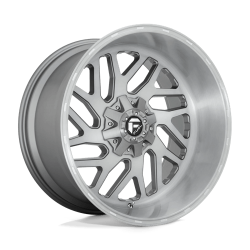 Fuel D715 Triton Platinum Brushed Gunmetal Tinted Clear 1-Piece Wheels