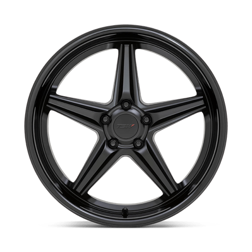 TSW Launch Matte Black With Gloss Black Lip Wheels