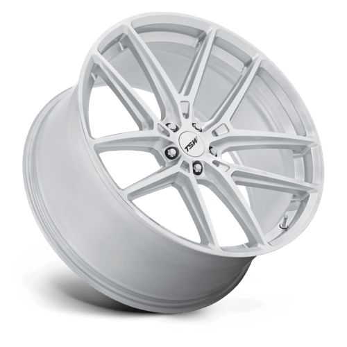 TSW TW006 Imola Gloss Silver with Machined Face Wheels, Flow Formed, Aluminum