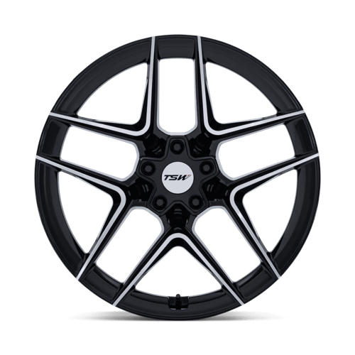 TSW TW008 Slipstream Gloss Black with Machined Face Wheels, Flow Formed, Aluminum