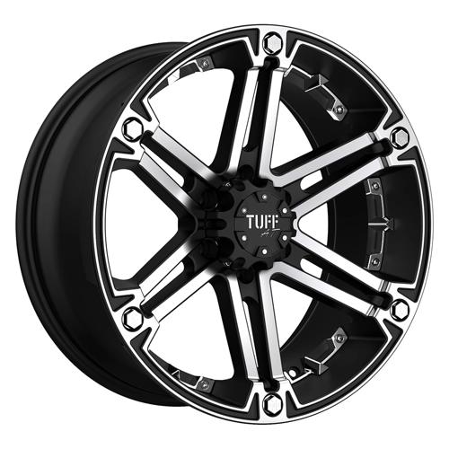 Tuff T01 Flat Black With Machined Face Wheels