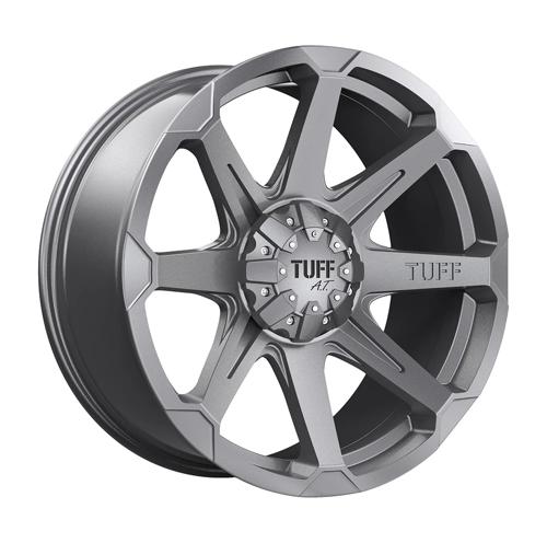 Tuff T05 Flat Gunmetal Wheels