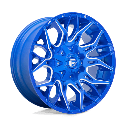 Fuel D770 Twitch Anodized Blue Milled 1-Piece Wheels