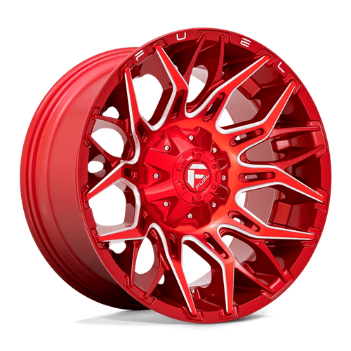 Fuel D771 Twitch Candy Red Milled 1-Piece Wheels