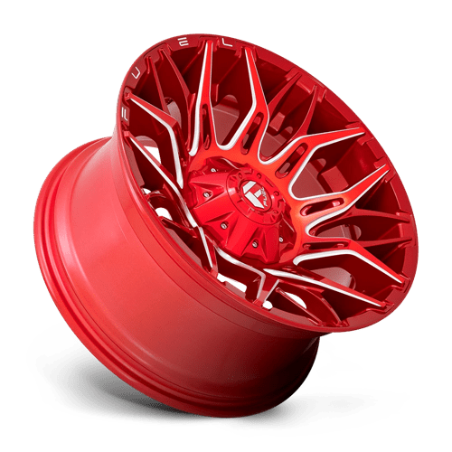 Fuel D771 Twitch Candy Red Milled 1-Piece Wheels