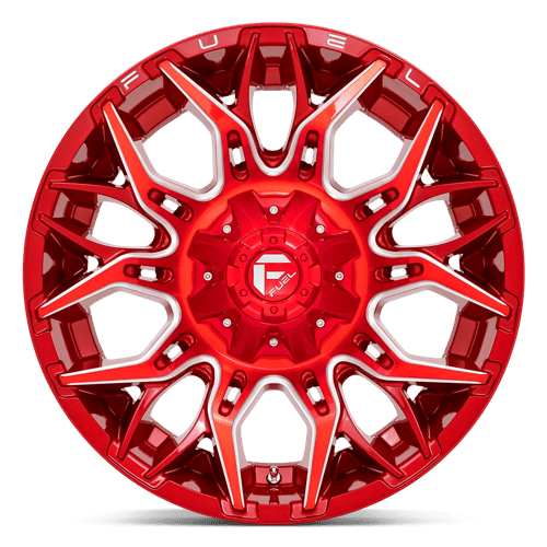 Fuel D771 Twitch Candy Red Milled 1-Piece Wheels