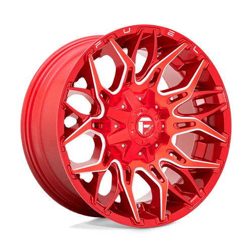 Fuel D771 Twitch Candy Red Milled 1-Piece Wheels