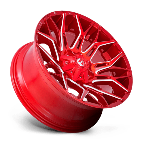 Fuel D771 Twitch Candy Red Milled 1-Piece Wheels