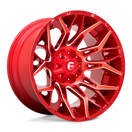 Fuel D771 Twitch Candy Red Milled 1-Piece Wheels