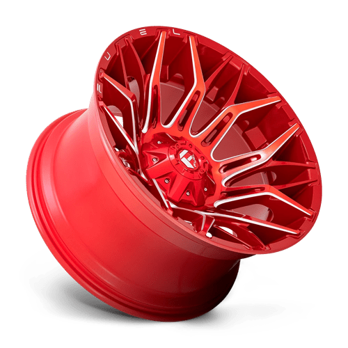 Fuel D771 Twitch Candy Red Milled 1-Piece Wheels