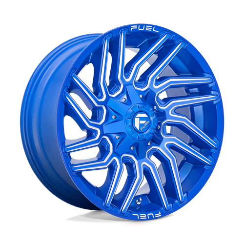 Fuel D774 Typhoon Anodized Blue Milled 1-Piece Wheels