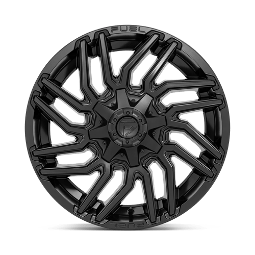 Fuel D775 Typhoon Matte Black 1-Piece Wheels