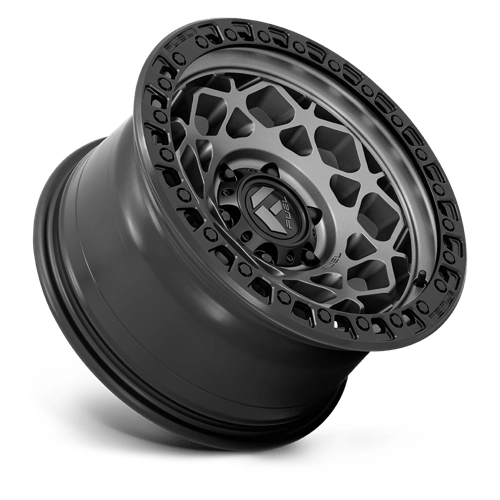 Fuel D784 Unit Gunmetal With Matte Black Ring 1-Piece Wheels