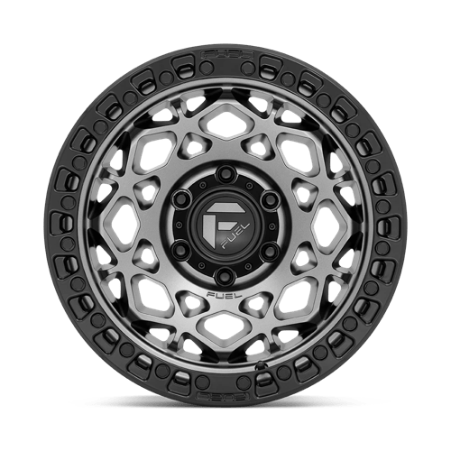 Fuel D784 Unit Gunmetal With Matte Black Ring 1-Piece Wheels