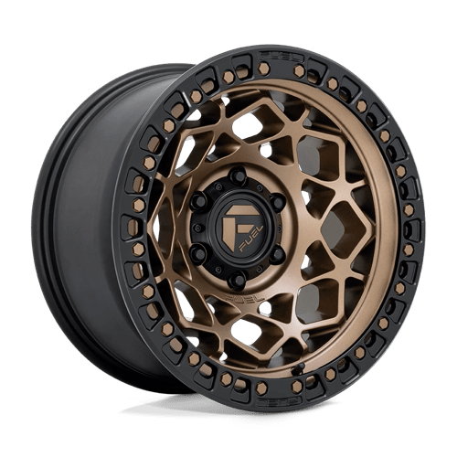 Fuel D785 Unit Bronze With Matte Black Ring 1-Piece Wheels