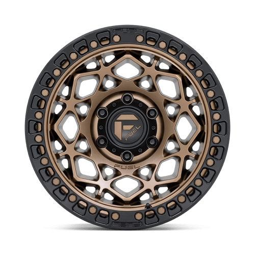 Fuel D785 Unit Bronze With Matte Black Ring 1-Piece Wheels