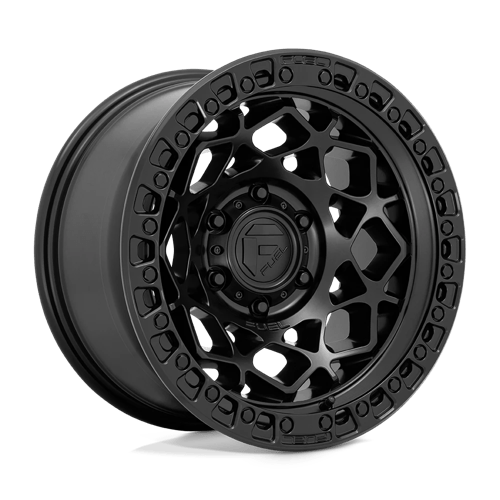 Fuel D786 Unit Matte Black With Matte Black Ring 1-Piece Wheels