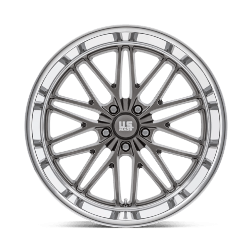 US Mags U139 Santa Cruz Anthracite With Diamond Cut Lip 1-Piece Wheels