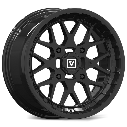 Valor Offroad V03 Gloss Black UTV Wheels