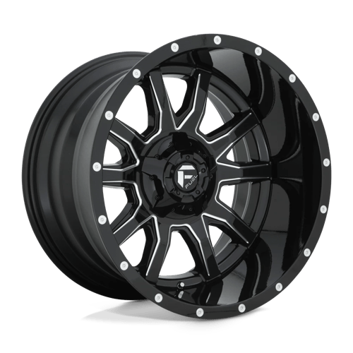 Fuel D627 Vandal Gloss Black Milled 1-Piece Wheels