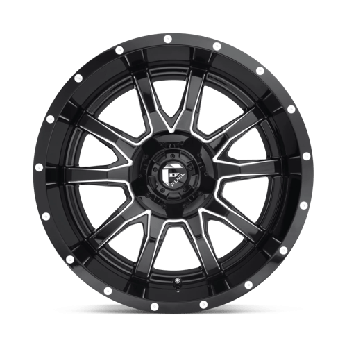 Fuel D627 Vandal Gloss Black Milled 1-Piece Wheels