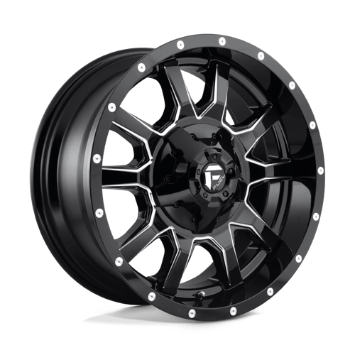 Fuel D627 Vandal Gloss Black Milled 1-Piece Wheels