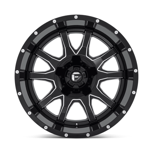 Fuel D627 Vandal Gloss Black Milled 1-Piece Wheels