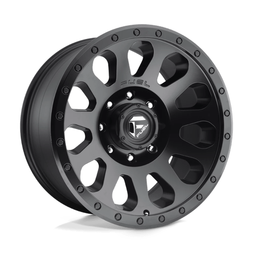 Fuel D579 Vector Matte Black 1-Piece Wheels