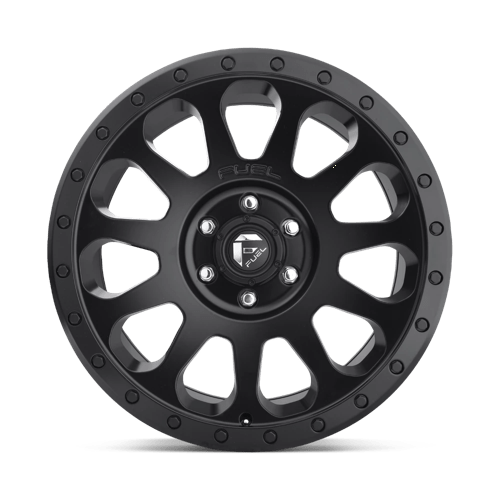 Fuel D579 Vector Matte Black 1-Piece Wheels