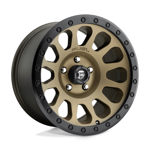 Fuel D600 Vector Matte Bronze Black Bead Ring 1-Piece Wheels