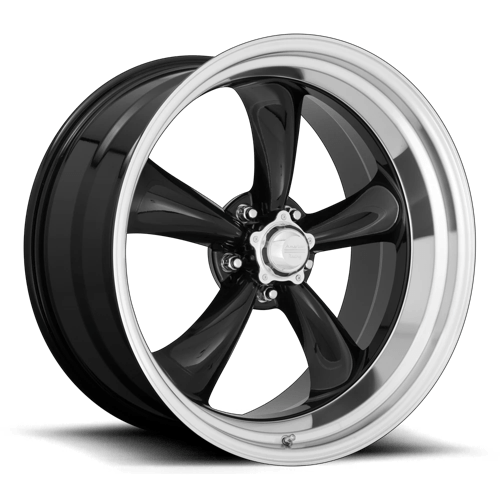 American Racing VN315 Torq Thrust II Gloss Black Machined Lip 1-Piece Wheels