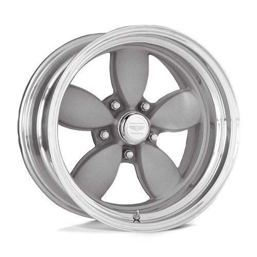 American Racing VN402 Classic 200S Two-Piece Vintage Silver Center Polished Barrel Wheels