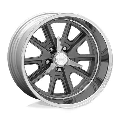 American Racing VN427 Shelby Cobra Two-Piece Mag Gray Center Polished Barrel Wheels