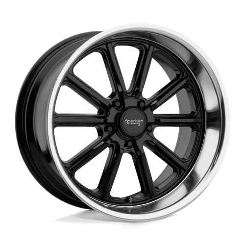 American Racing VN507 Rodder Gloss Black Diamond Cut Lip Wheels