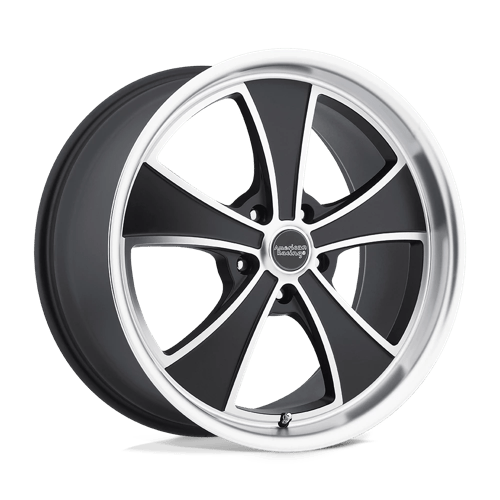 American Racing VN807 Mach 5 Satin Black Machined Wheels