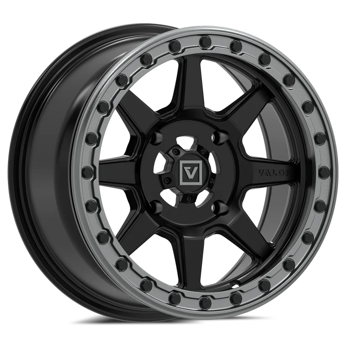 Valor Offroad V13 Beadlock Satin Black UTV Wheels