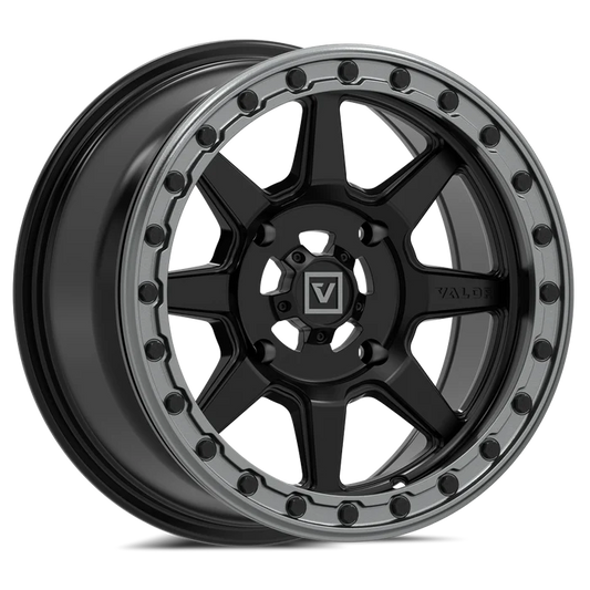 Valor Offroad V13 Beadlock Satin Black UTV Wheels