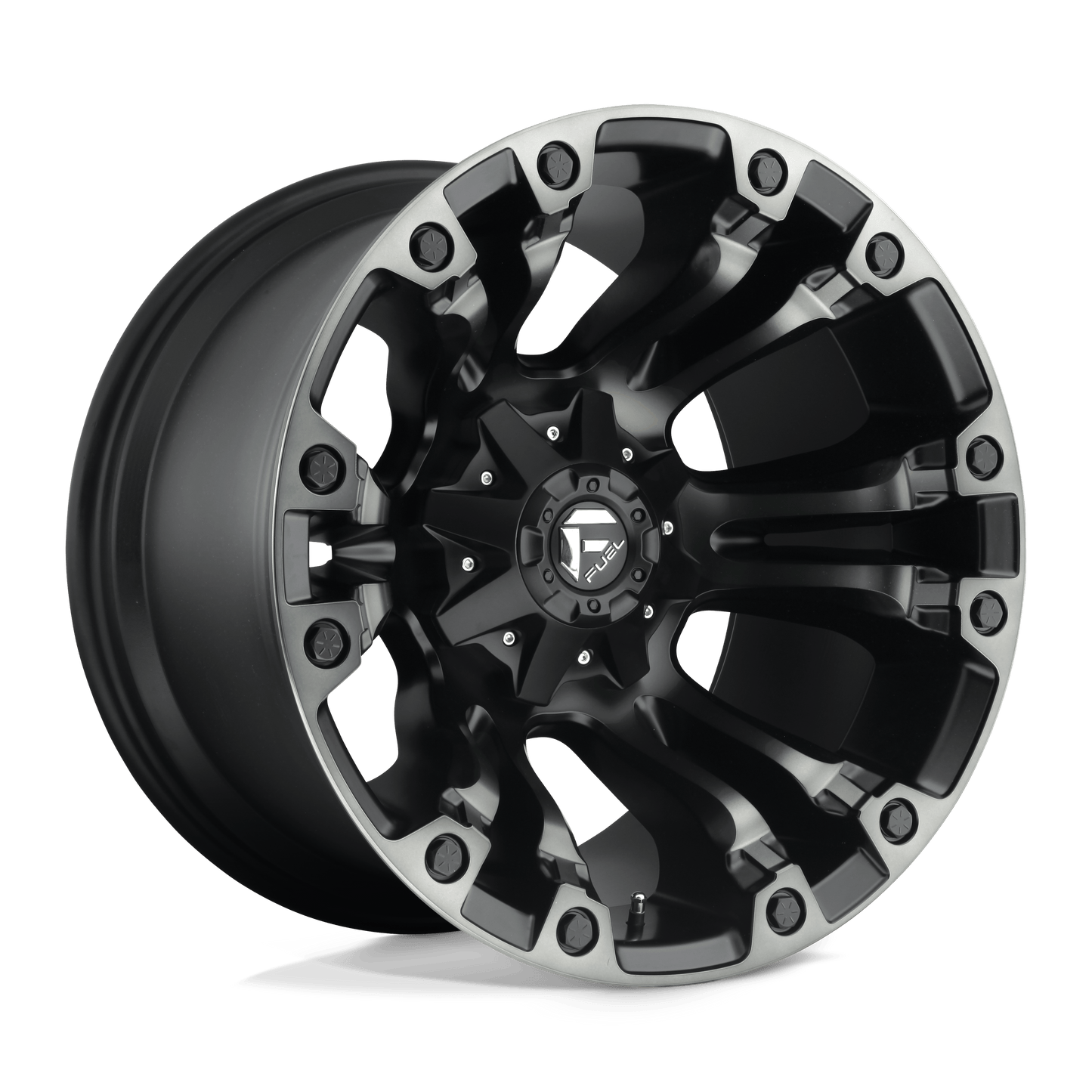 Fuel Off-Road D851 Vapor Matte Black Gray Tint Wheels